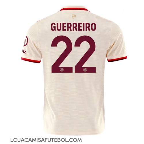 Camisa de Futebol Bayern Munich Raphael Guerreiro #22 Equipamento Alternativo 2024-25 Manga Curta